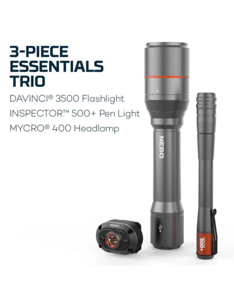 NEBO Nebo Essentials Trio Kit