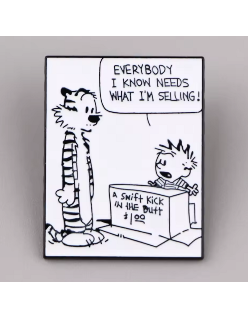 AliExpress Calvin & Hobbes Comic Pin