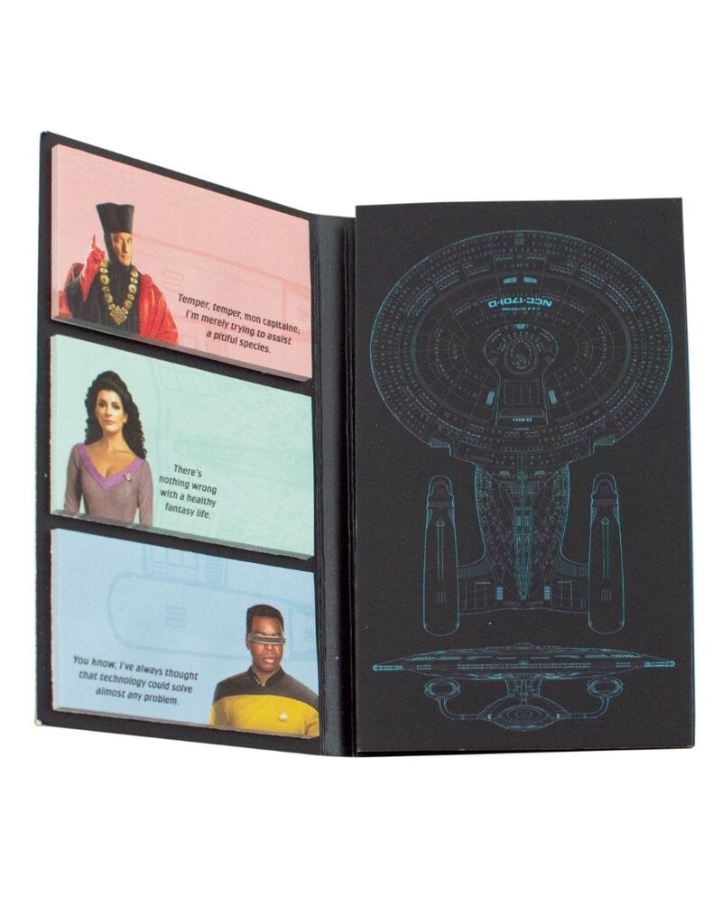 Unemployed Philosophers Guild Sticky Notes Set | Star Trek Next Generation