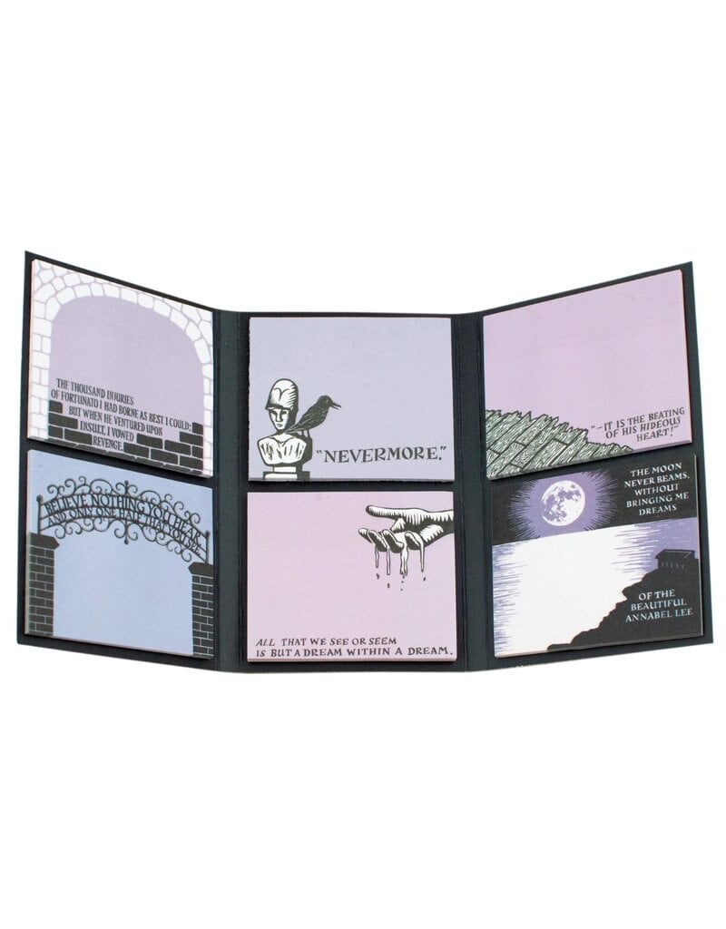 Unemployed Philosophers Guild Sticky Notes Set | Edgar Allan Poe