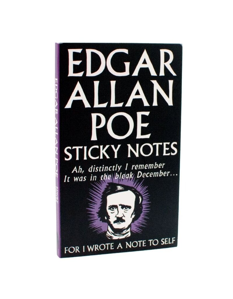 Unemployed Philosophers Guild Sticky Notes Set | Edgar Allan Poe