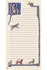 Unemployed Philosophers Guild Medieval Cats Notepad