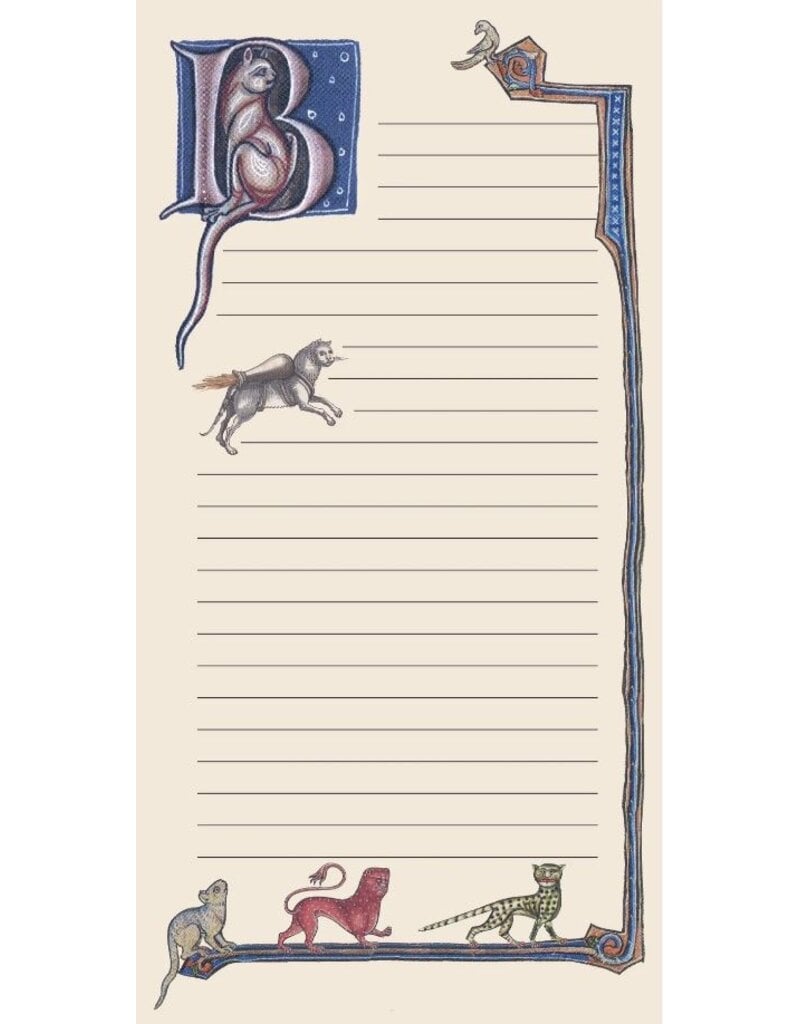 Unemployed Philosophers Guild Medieval Cats Notepad