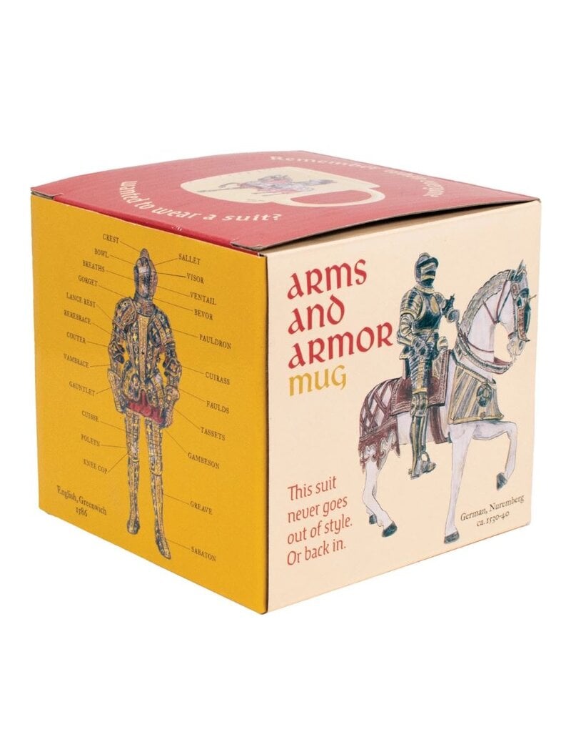 Unemployed Philosophers Guild Arms & Armor Mug