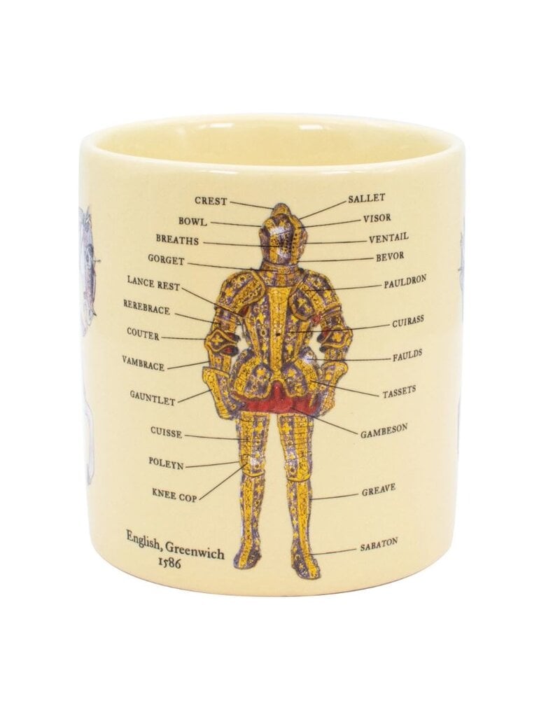 Unemployed Philosophers Guild Arms & Armor Mug