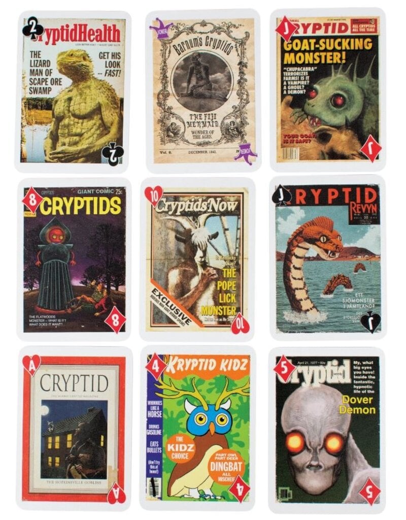 Unemployed Philosophers Guild Cryptid Playing Card Set