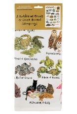 Unemployed Philosophers Guild Tea Towel | Animal Groupings