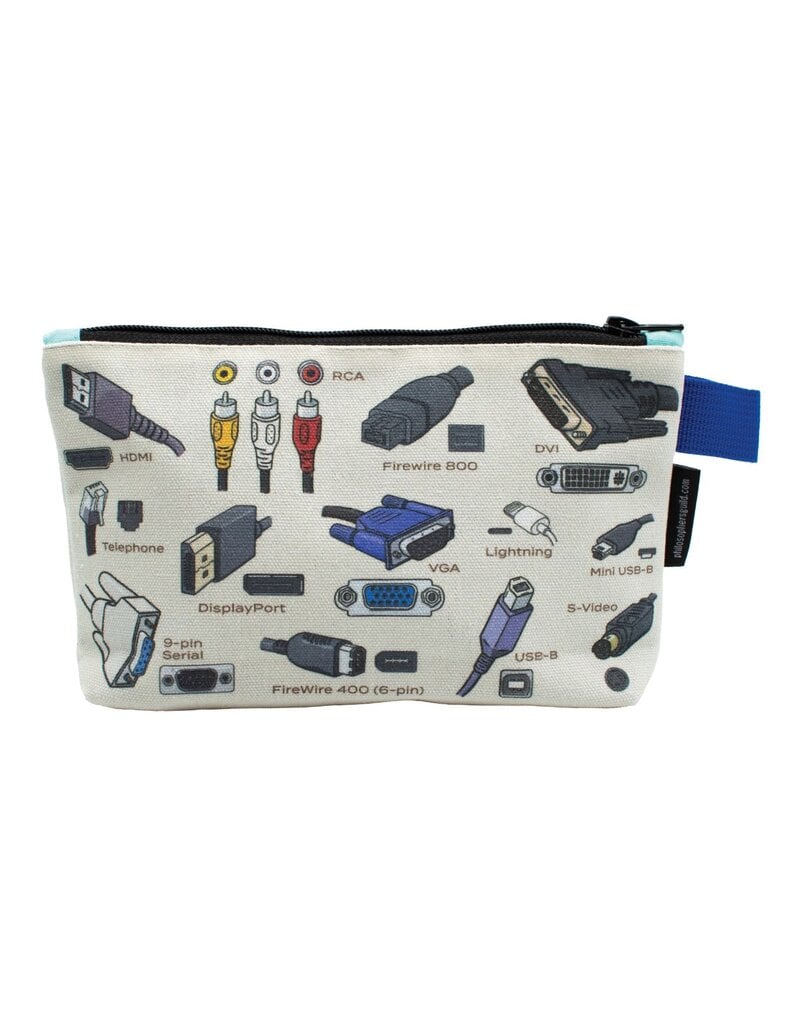 Unemployed Philosophers Guild Zipper Bag | Cables & Ports