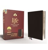 NIV, Life Application Study Bible, Third Edition, Bonded Leather, Black, Red Letter Edition
