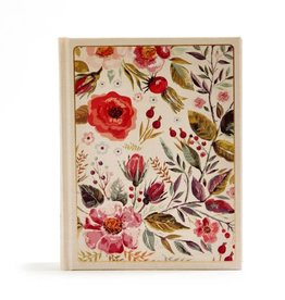 CSB Notetaking Bible - Floral Cloth Over Board