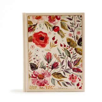 CSB Notetaking Bible - Floral Cloth Over Board
