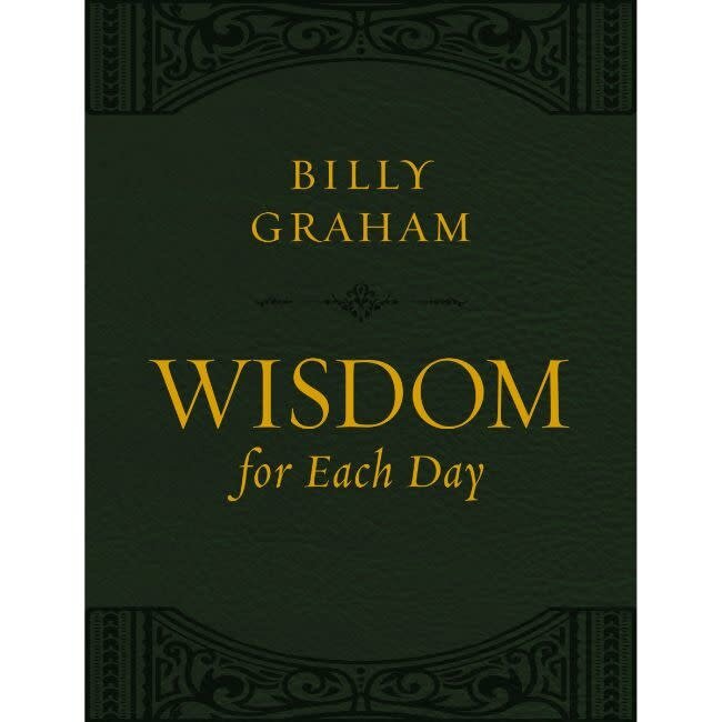 Wisdom for Each Day (Large Text Leathersoft)