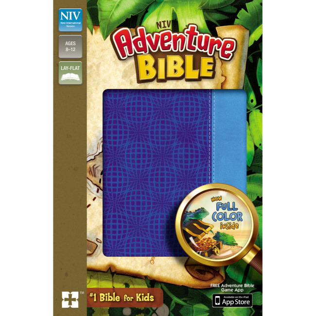 NIV Adventure Bible - Electric Blue/Ocean Blue