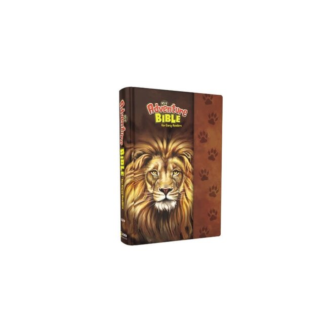 NIrV, Adventure Bible for Early Readers, Hardcover, Full Color, Magnetic Closure, Lion