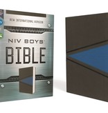 NIV, Boys Bible, Leathersoft, Gray/Blue, Comfort Print