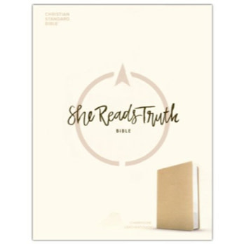 CSB She Reads Truth Bible, Champagne Gold LeatherTouch