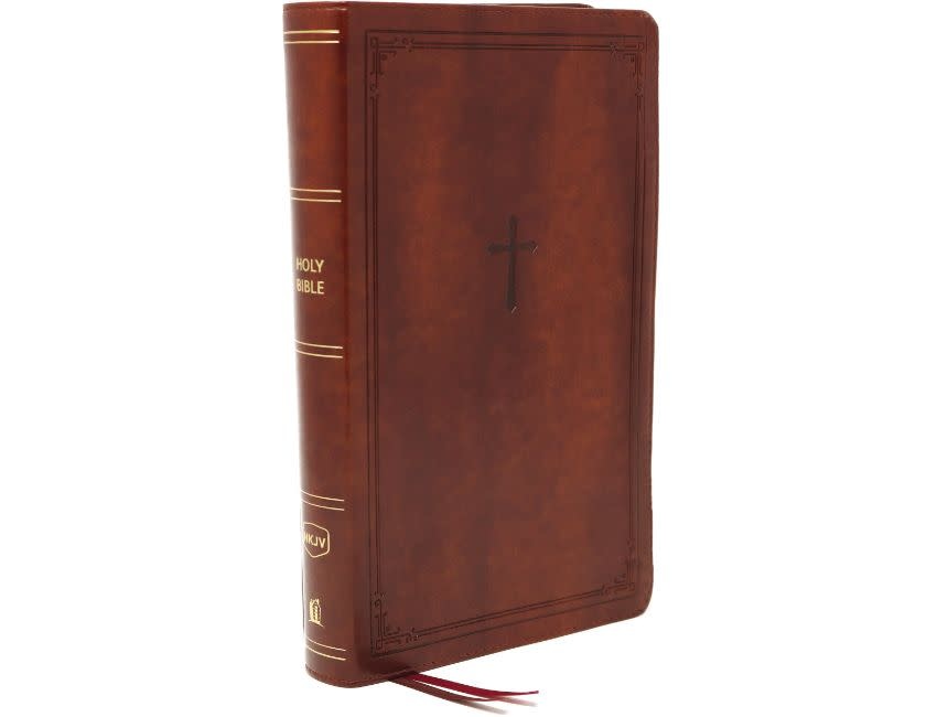 NKJV Compact Reference Bible - Brown