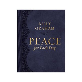 Billy Graham Peace for Each Day, Large Text Leathersoft