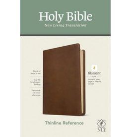 NLT Thinline Reference Bible, Filament Enable Edition - Rustic Brown