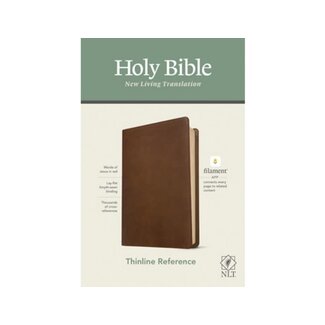 NLT Thinline Reference Bible, Filament Enable Edition - Rustic Brown