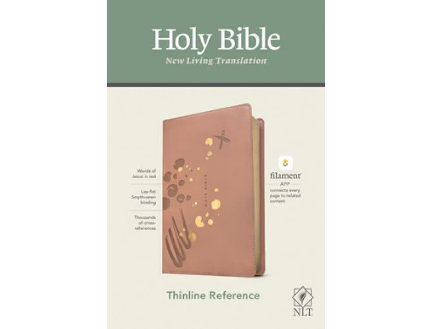 NLT Thinline Reference Bible, Filament Enable Edition - Brushed Pink