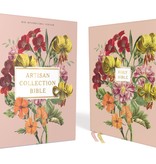 NIV, Artisan Collection Bible, Leathersoft, Blush Floral, Red Letter Edition, Comfort Print