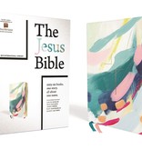 The Jesus Bible Artist Edition, NIV, Leathersoft, Multi-color/Teal, Thumb Indexed,
