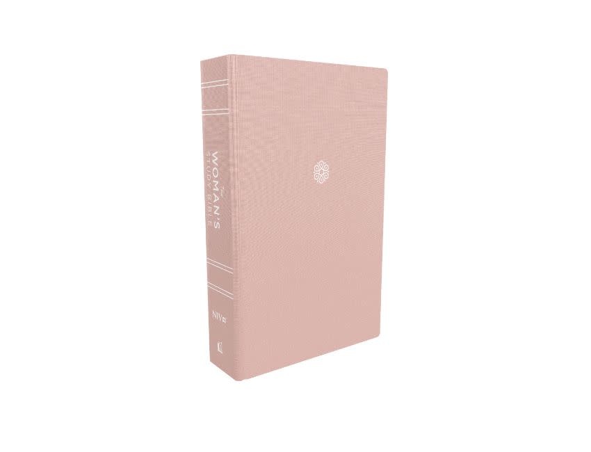 NIV, The Woman's Study Bible, Cloth over Board, Pink, Full-Color, Comfort Print