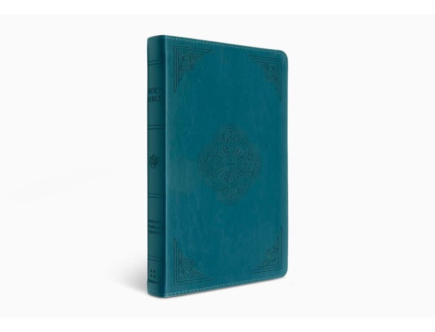 ESV Thinline Bible  TruTone®, Deep Teal, Rotunda Design