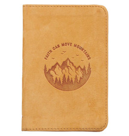 Faith Can Move Mountains Pocket-sized Full Grain Leather Journal