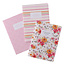 He Leads Me Pink Floral Large Notebook Set - Psalm 23:2