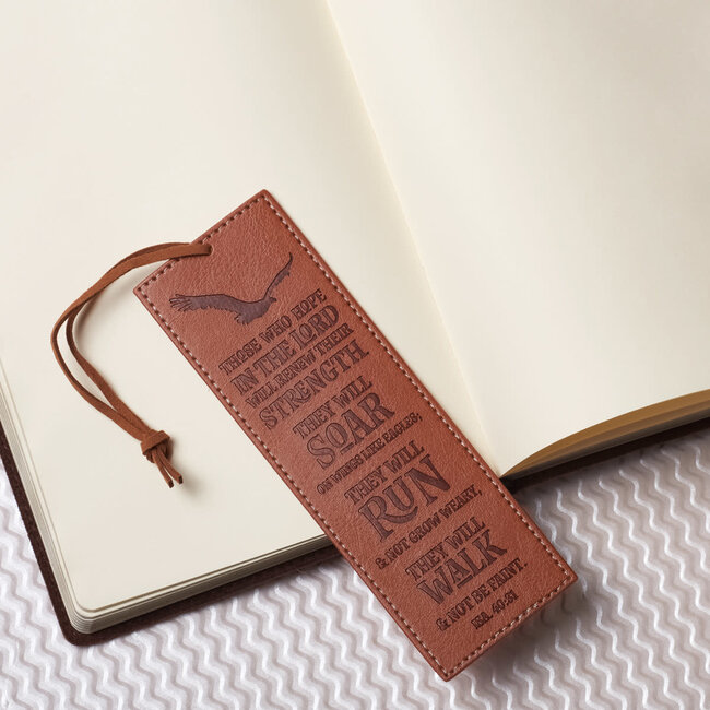 Hope in the Lord LuxLeather Pagemarker - Isaiah 40:31