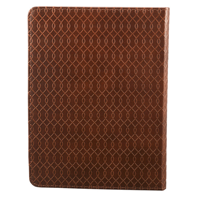 I Know the Plans Tan Classic Luxleather Jeremiah 29:11 Leather Journal