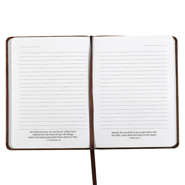 I Know the Plans Tan Classic Luxleather Jeremiah 29:11 Leather Journal