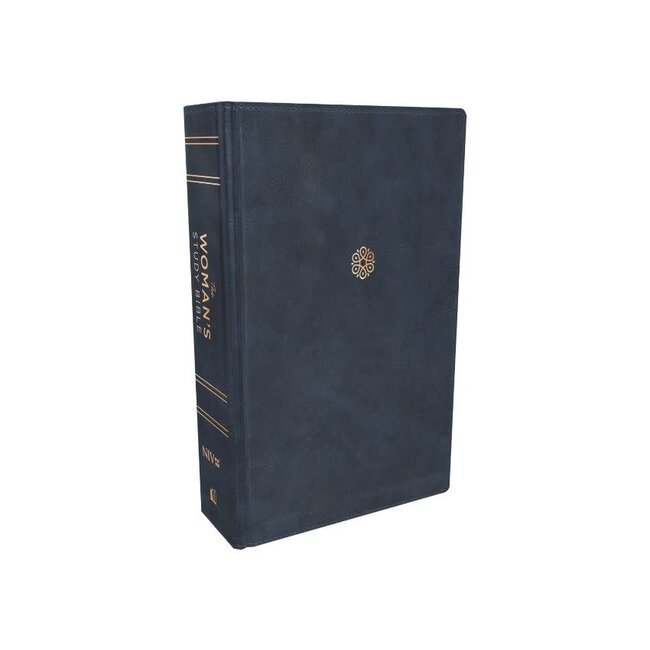 NIV, The Woman's Study Bible, Leathersoft, Blue, Full-Color, Thumb Indexed, Comfort Print