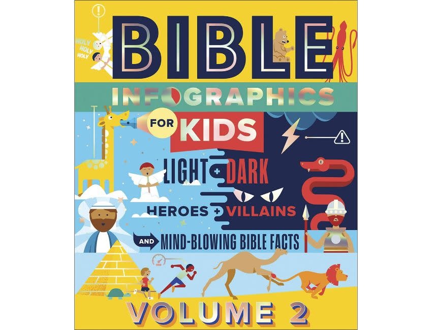 Bible Infographics for Kids, Volume 2: Light and Dark, Heroes and Villains, and Mind-Blowing Bible Facts