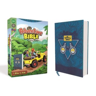 NIrV, Adventure Bible for Early Readers, Leathersoft, Blue, Full Color