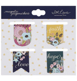 Faith Hope Love Die-cut Petite Magnetic Bookmark Set