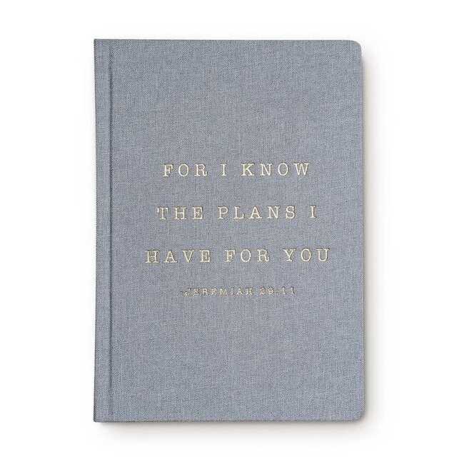 For I Know The Plans I Have For You Jeremiah 29:11 Fabric Journal