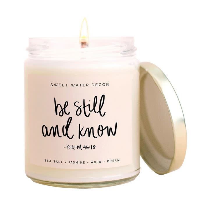 Be Still & Know Soy Candle