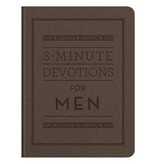 3-Minute Devotions for Men Leather Edition