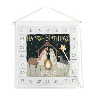Happy Birthday Jesus Soft Advent Calendar