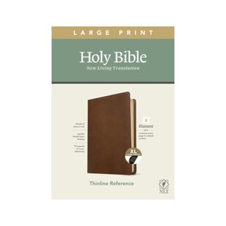 NLT LP Thinline Reference Bible, Filament Enabled Edition LL Rustic Brown - Indexed