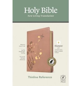 NLT Thinline Reference Bible, Filament Enable Edition - Brushed Pink - Indexed