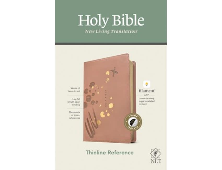 NLT Thinline Reference Bible, Filament Enable Edition - Brushed Pink - Indexed