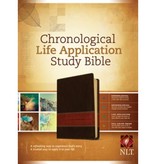 NLT Chronological Life Application Bible - Leather Like TruTone Brown/Tan