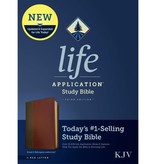 KJV Life Application Study Bible, 3rd Ed. LL Brown/ Mahogany