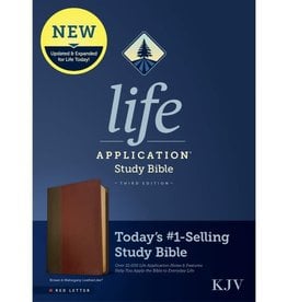 KJV Life Application Study Bible, 3rd Ed. LL Brown/ Mahogany