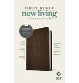 NLT Prem. Value Thinline Bible, Filament Enabled Ed. LL Dark Brown Cross - Black Letter