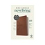NLT Prem. Value Thinline Bible, LP Filament Enabled Ed. LL Brown Celtic Cross - Black Letter